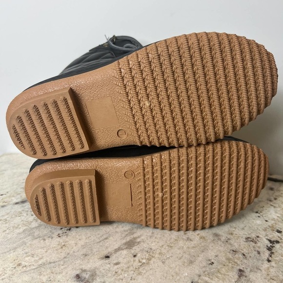 MISHANSHA QUILTED FLEECE LINED‎ ANKLE SNOW BOOTS IN BLACK NWOB WOMEN'S SIZE 7 - Picture 10 of 11